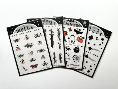 Book Moth Press- Stickers - Moths