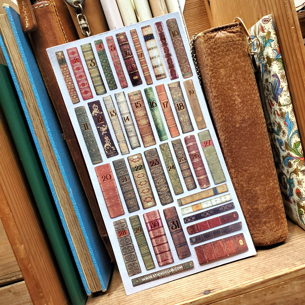 STICKII - Sticker sheet - Gilded Books