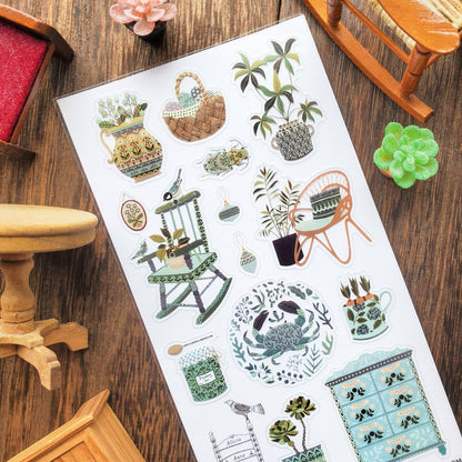 STICKII - Sticker Sheet - Alicia Aura Studio - Serene Botanical Home