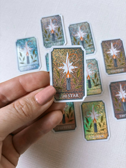 Lantern Print Co. - Holographic Sticker - The Star Tarot Card