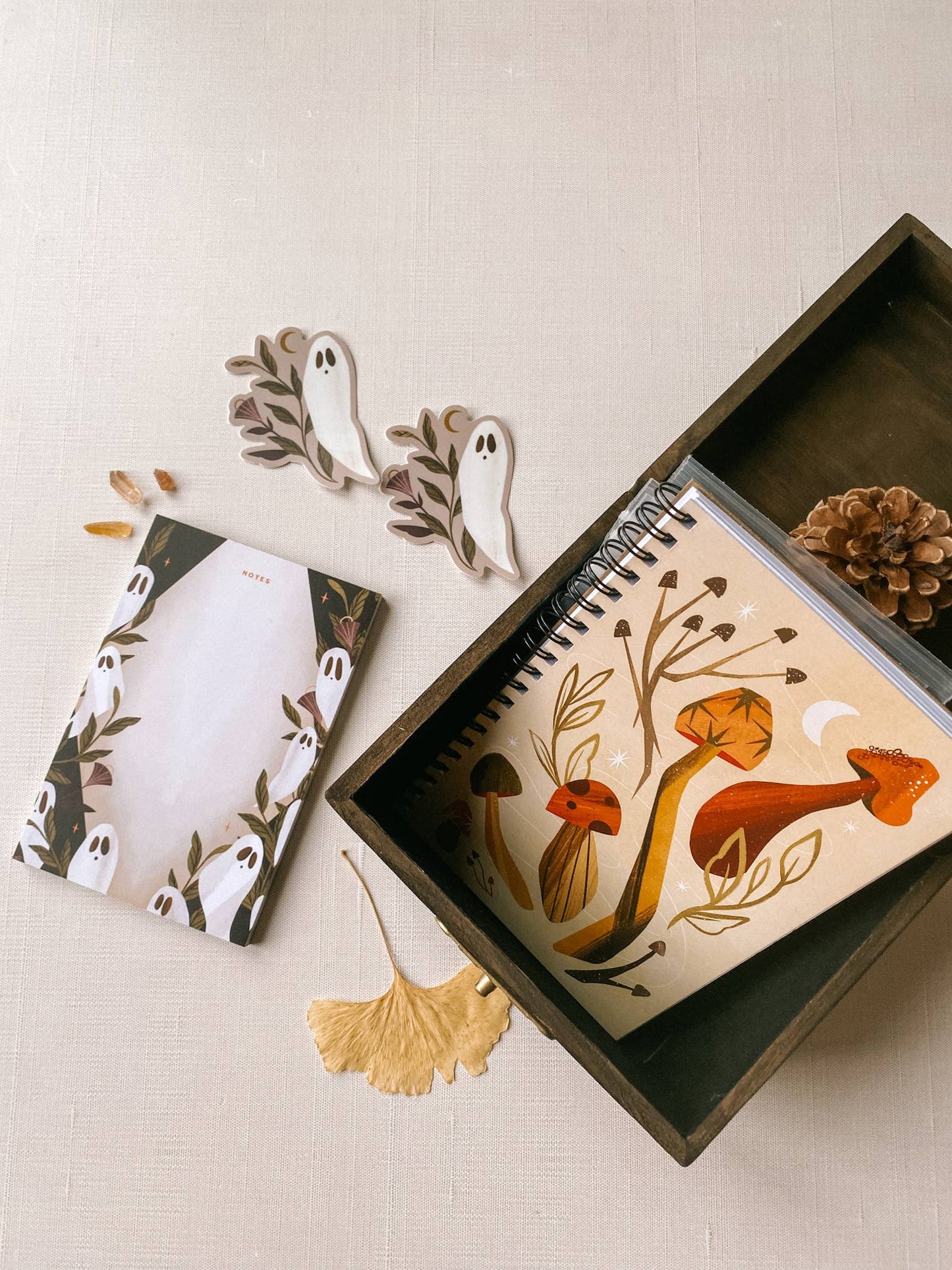 Lantern Print Co. - Vinyl Sticker - Ghost Moonflower
