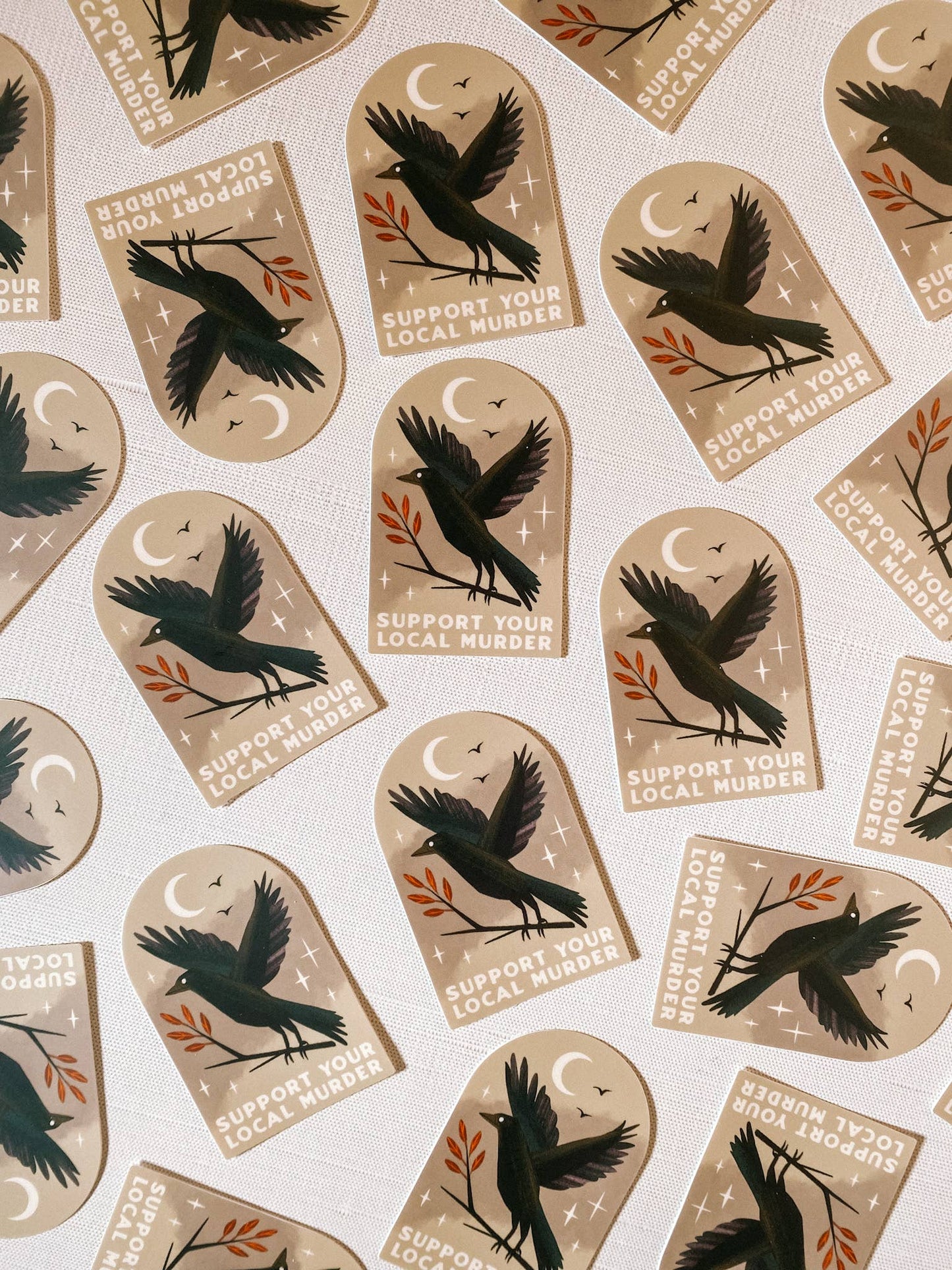 Lantern Print Co. - Vinyl Sticker - Support Local Murders
