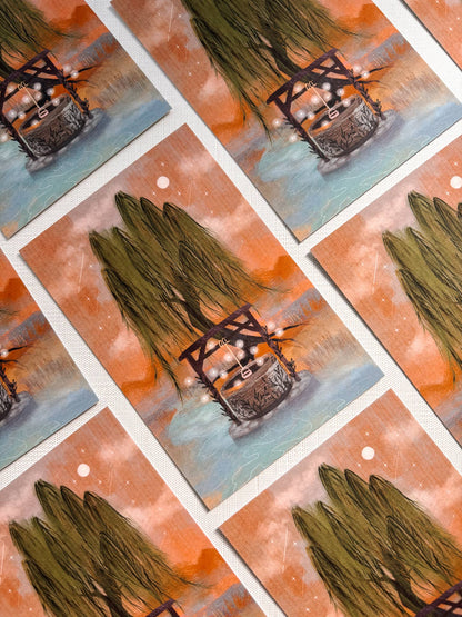 Lantern Print Co. - Postcard - Wishing Well