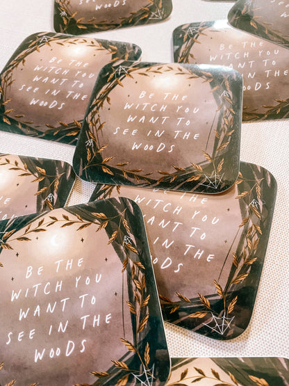 Lantern Print Co. - Vinyl Sticker - Be the Witch