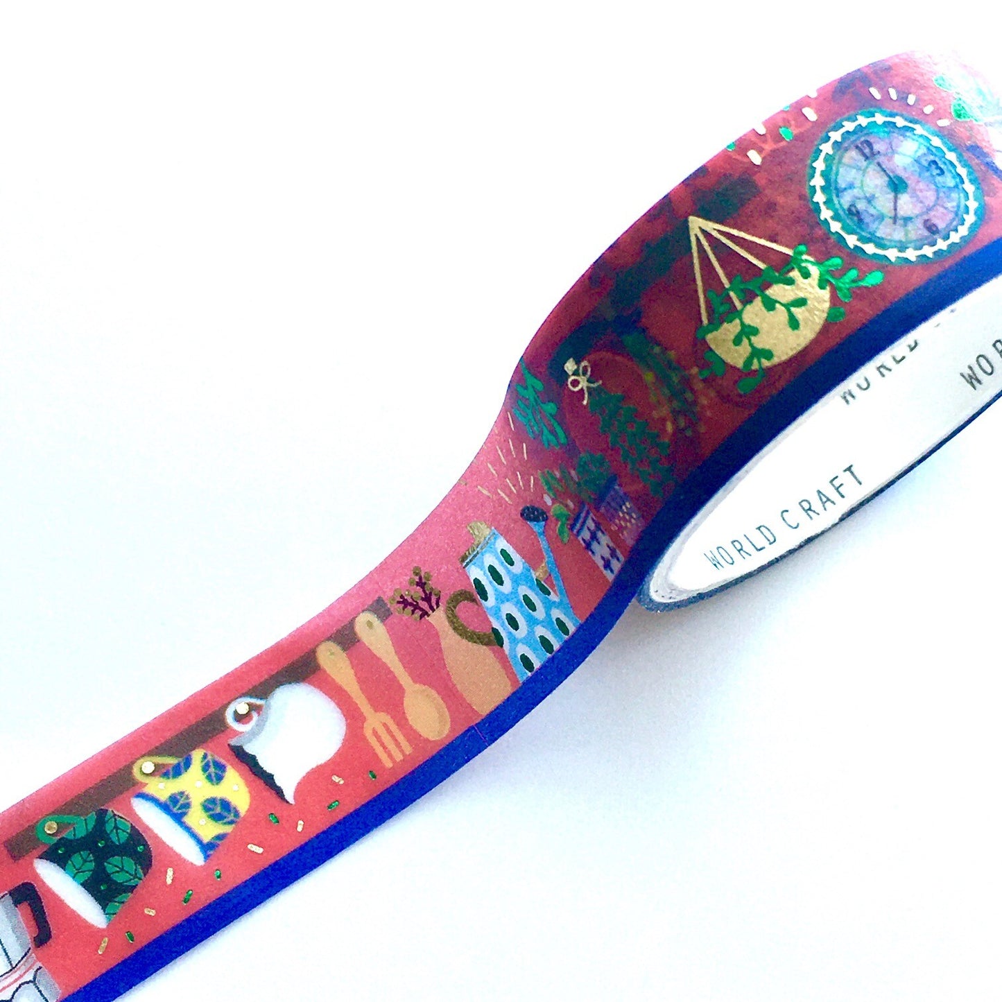 World Craft - Foil-Stamped Washi Tape - Kitchen