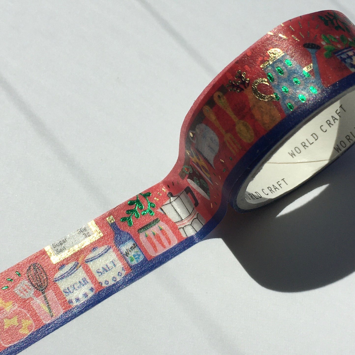 World Craft - Foil-Stamped Washi Tape - Kitchen