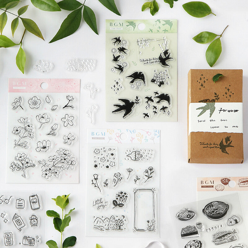 BGM - Clear Stamp Set - Swallow
