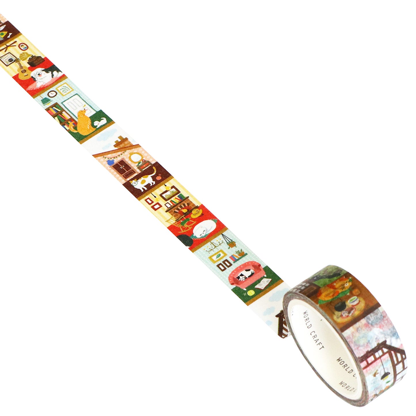 World Craft - Washi Tape - Dogs and Cats at Home