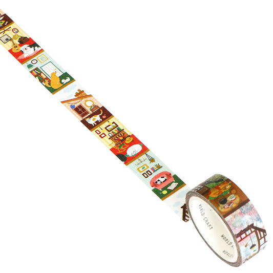 World Craft - Washi Tape - Dogs and Cats at Home