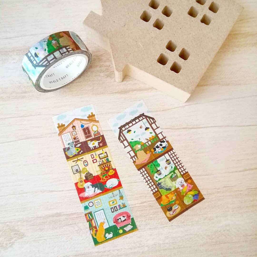 World Craft - Washi Tape - Dogs and Cats at Home