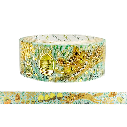 SEAL-DO - Shinzi Katoh - Washi Tape - Magic Lantern Museum Series 1 - Acorns and Wildcat
