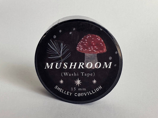 Book Moth Press - Washi Tape - Mushrooms in Autumn