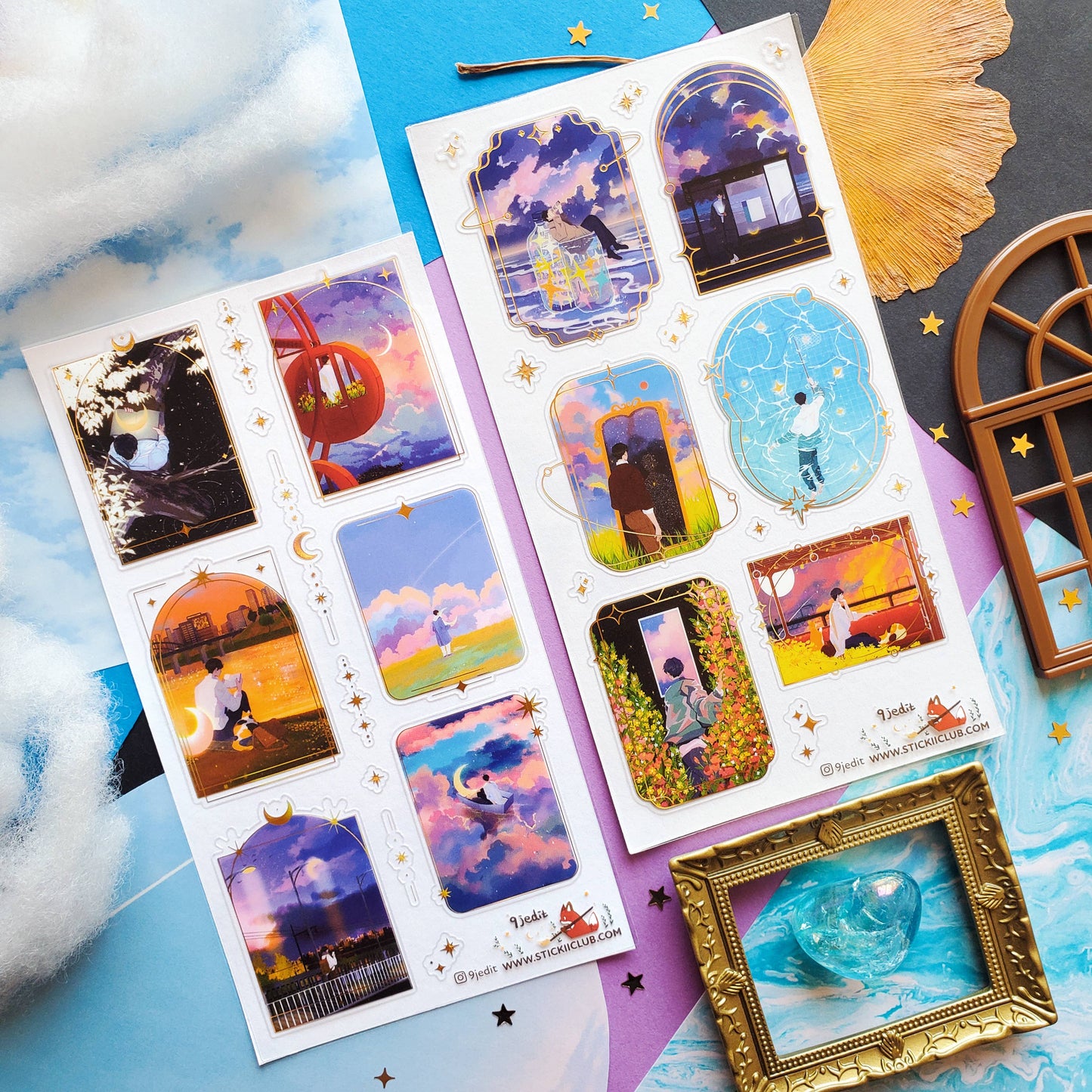 STICKII - Sticker Sheet - 9jedit - Beyond the Stars 1