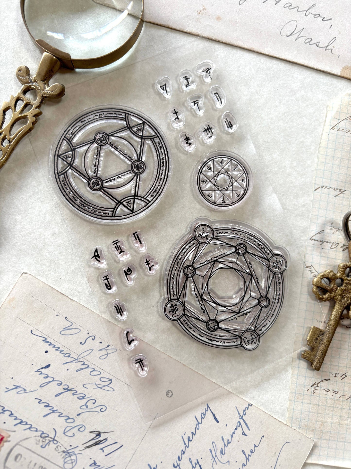 The Creeping Moon - Clear Stamp Set - Arcane Sigils