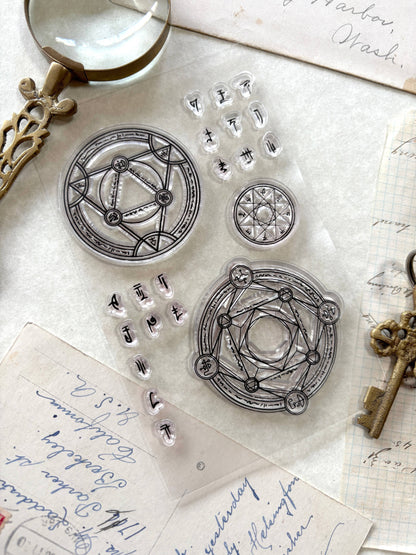 The Creeping Moon - Clear Stamp Set - Arcane Sigils