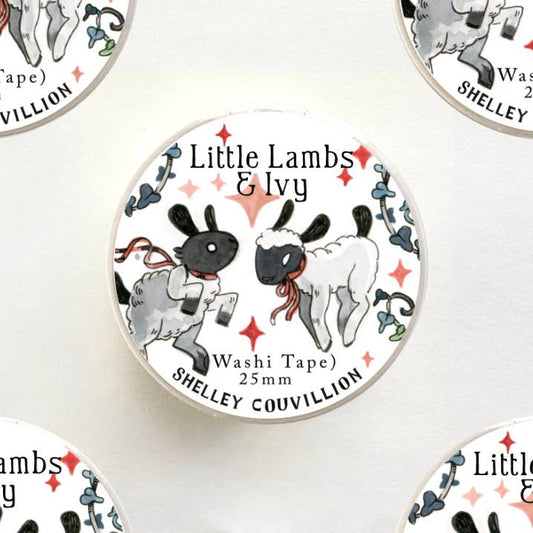 Book Moth Press - Washi Tape - Little Lambs & Ivy