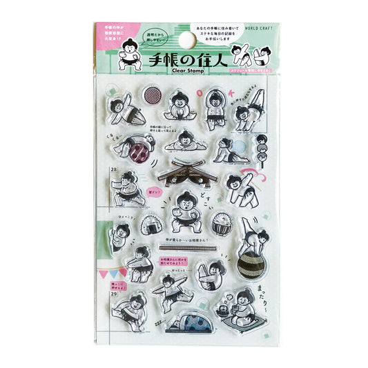 World Craft - Clear Rubber Stamps - Sumo