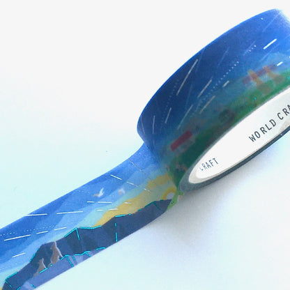 World Craft - Foil-Stamped Washi Tape - Sunrise