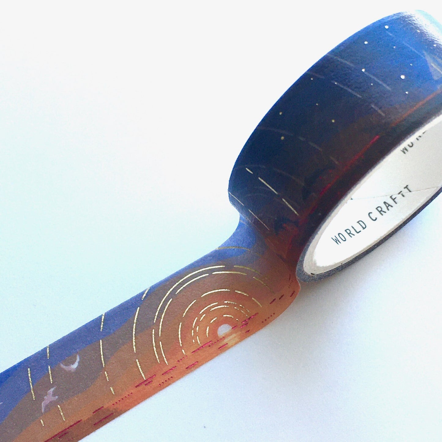 World Craft - Foil-Stamped Washi Tape - Sunset