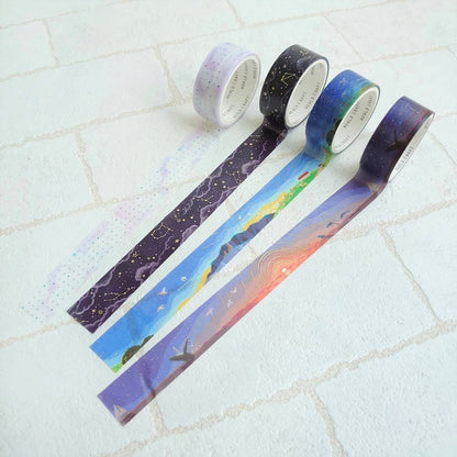 World Craft - Foil-Stamped Washi Tape - Sunset