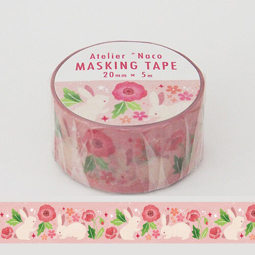 Kodomo No Kao - Washi Tape - Natsuko Taguchi - Atelier Naco - Rabbit