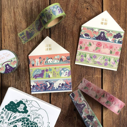 Kodomo No Kao - Washi Tape - Natsuko Taguchi - Atelier Naco - Little Bird