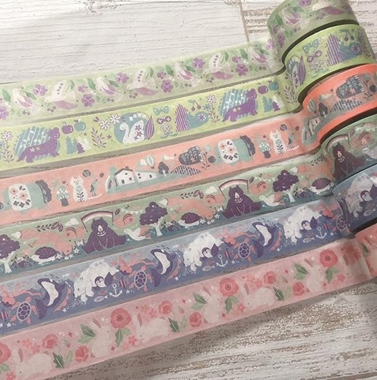 Kodomo No Kao - Washi Tape - Natsuko Taguchi - Atelier Naco - Little Bird