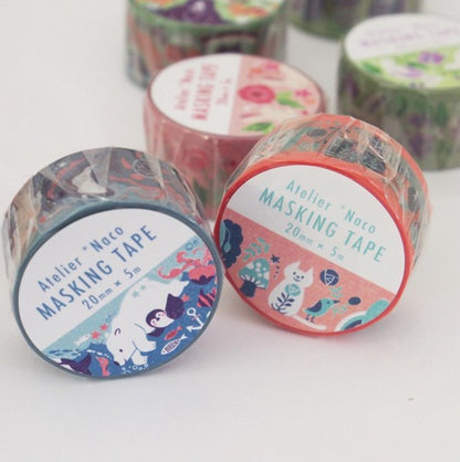 Kodomo No Kao - Washi Tape - Natsuko Taguchi - Atelier Naco - Little Bird