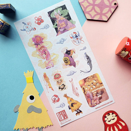 STICKII - Sticker Sheet - So Meurdok - Night of the Yokai