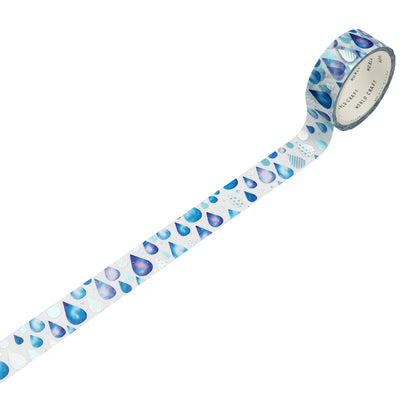 World Craft - Foil-Stamped Washi Tape - Droplet