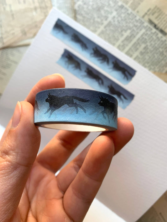 The Creeping Moon - Washi Tape - Wolf Pack