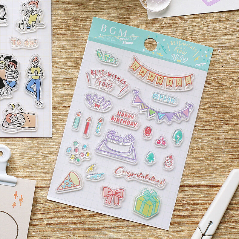 BGM - Clear Stamps - Party