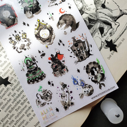 STICKII - Sticker sheet - Alan Melele / lelemelele - Moonlit Magic
