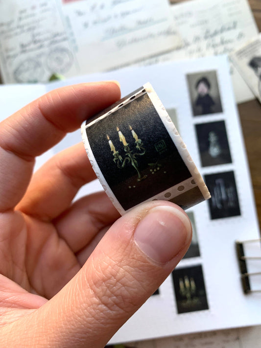 The Creeping Moon - Washi Tape - Haunted Victorian Manor Stamp