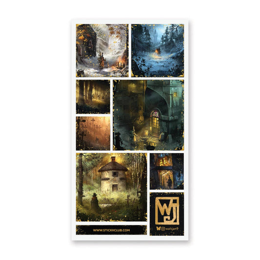 STICKII - Sticker Sheet - Waltjan9 - Traveller’s Journey
