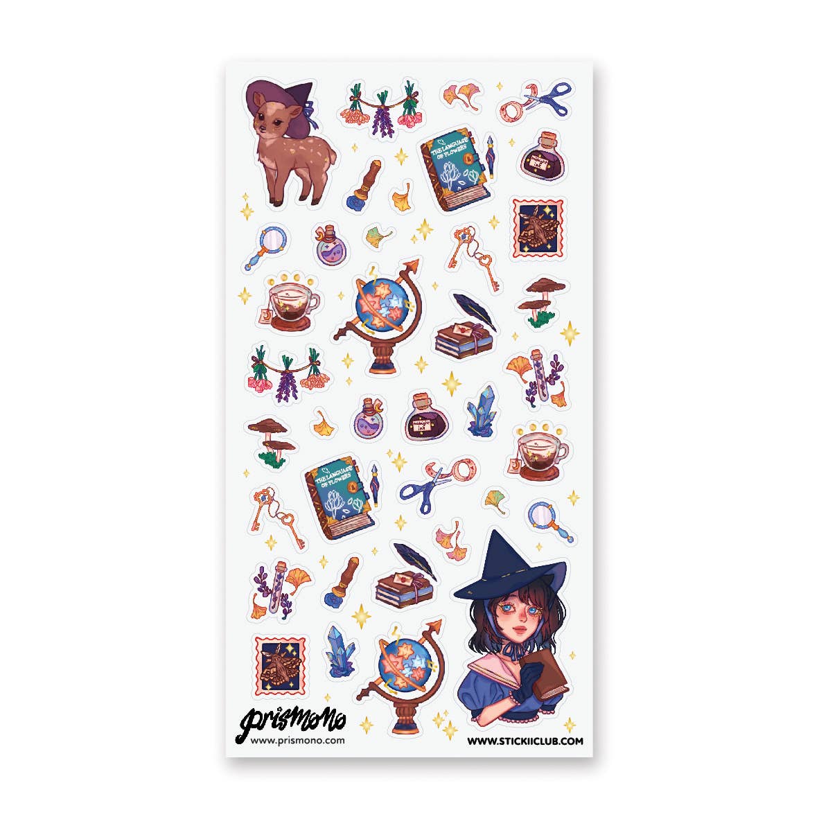 STICKII - Sticker Sheet - Sano Eli / Prismono Art - Witchy World