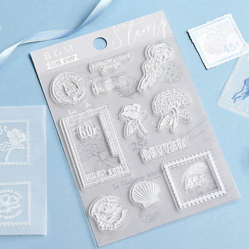 BGM - Clear Stamps - Retro & Vintage Stamps