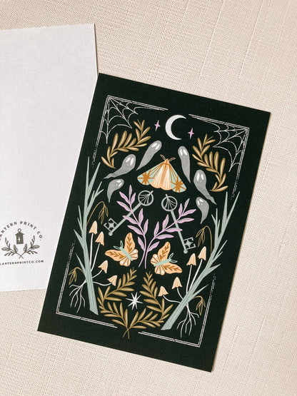 Lantern Print Co. - Postcard - Nox Umbra