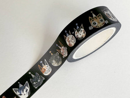 Book Moth Press - Washi Tape - Party Cats