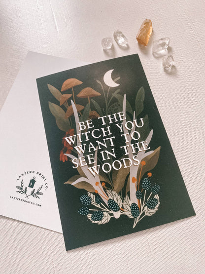 Lantern Print Co. - Postcard - Be the Witch