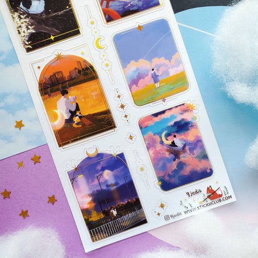 STICKII - Sticker Sheet - 9jedit - Beyond the Stars 2