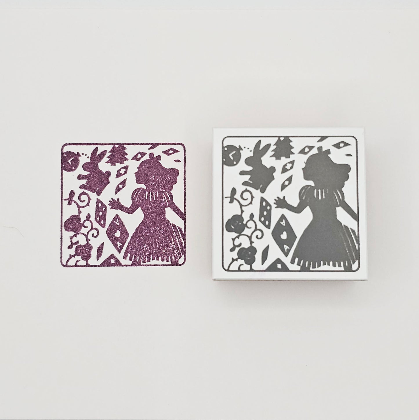 Sanby x Avec Amour - Grimm's Fairy Tales Silhouette Stamps - Alice in Wonderland