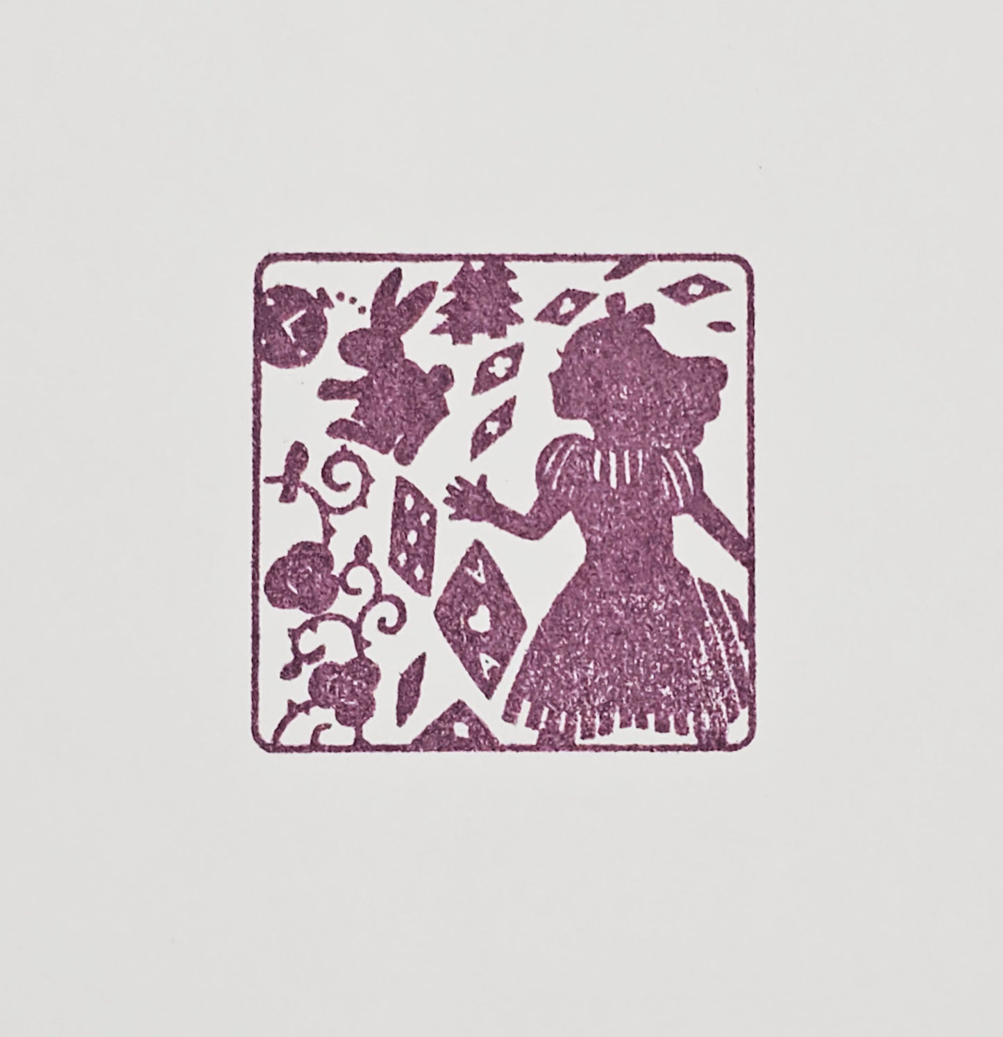 Sanby x Avec Amour - Grimm's Fairy Tales Silhouette Stamps - Alice in Wonderland