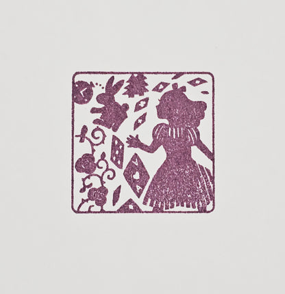 Sanby x Avec Amour - Grimm's Fairy Tales Silhouette Stamps - Alice in Wonderland