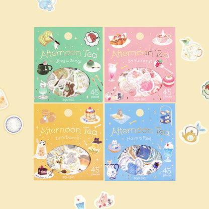 BGM Flake Stickers - Afternoon Tea - Sing a Song