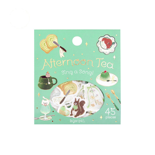 BGM Flake Stickers - Afternoon Tea - Sing a Song