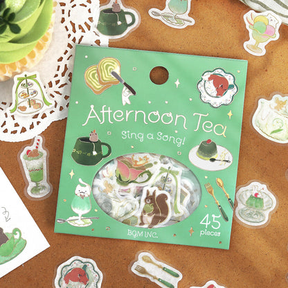 BGM Flake Stickers - Afternoon Tea - Sing a Song