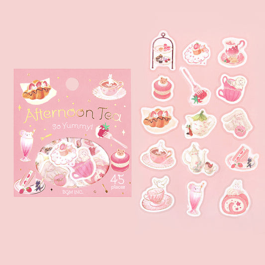 BGM Flake Stickers - Afternoon Tea - So Yummy!