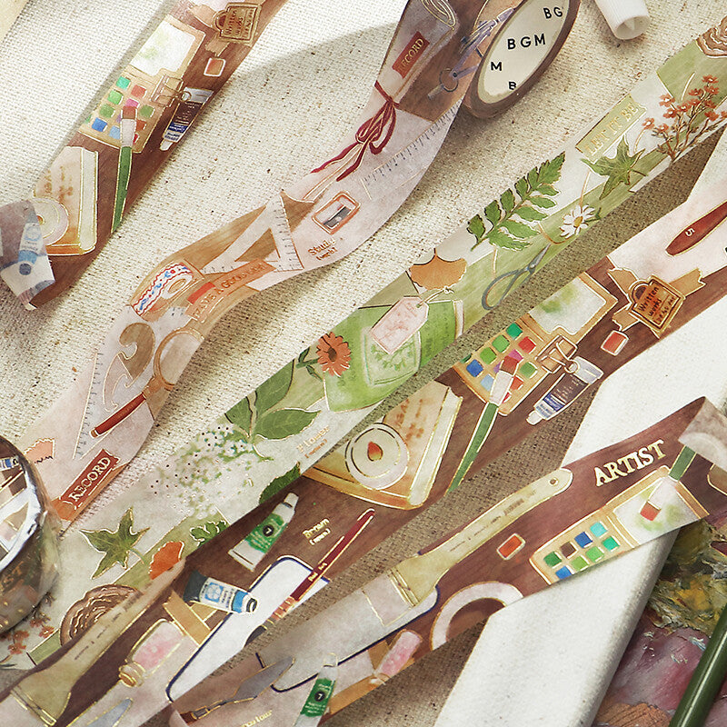 BGM Washi Tape - My Tsukue (My Desk) - Artist