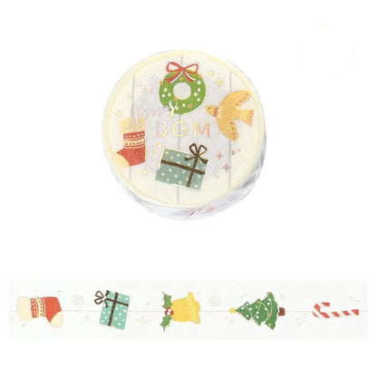BGM Washi Tape - Christmas Limited - Ornaments